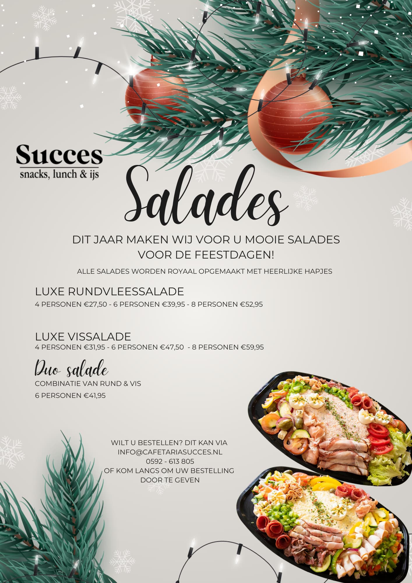 Salades feestdagen 2023